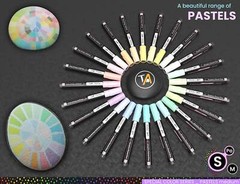 24 Pastel Acrylic Paint Pens Special Color Series Markers Set (3mm MEDIUM)