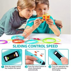 3D Printing Pen DIY Crafting Doodle Drawing Kids Educational Toy & PCL Filaments