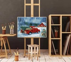 Eiazuiks Paint by Number for Adults. Christmas 16″ x 20″, C
