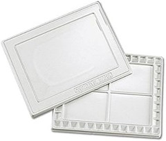 Watercolor Palette with Cover – 42 Wells and 4 Mixing Areas, 12″ X 16″ Lightweig