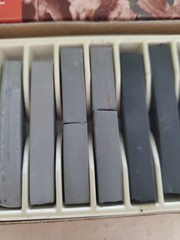 Vintage 12 Sticks Pastels Alphacolor Weber Costello Assorted Hi-Fi Gray Pastels