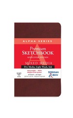 Alpha Series Softcover Sketchbook, 3.5″ x 5.5″, 150 gsm (Heavyweight), White …