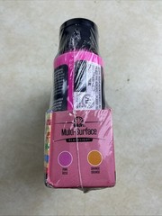 Multi-Surface paint Set 4 Bottle 8 Fl Oz Neon Blacklight Art kit New