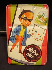 Vintage 50’s Fred Liebetruth LTD Watercolor Child’s Paint Set Metal Case England
