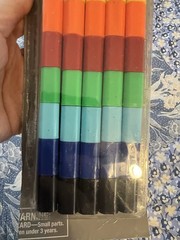 Set of 9 Multicolor Artists’ Colored crayons stacking Rainbow Colors Target