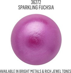 Versatile Non-Toxic Metallic Acrylic Paint – Sparkling Fuchsia, 2 Oz for Crafts
