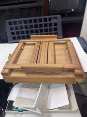 Wooden Folding Box Easel Portable Art Painting Stand for Artists
