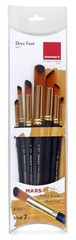 7-Pc Deer Foot Paint Brush Set – Acrylic, Watercolor & Oil Texture Brushes