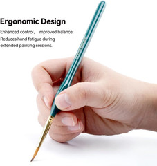 Detail Thin Paint Brush Set 10Pcs for Model Minature Craft and Art Pain