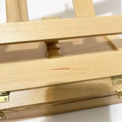 Wooden Table Top Portable Foldable Art Easel Slide Drawer