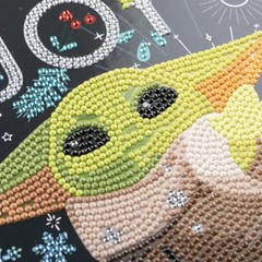 CraftBuddyUS CCK-SW807: Joy to the Galaxy, Crystal Art Card 18x18cm