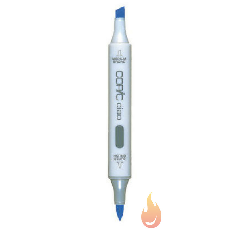 Copic Ciao Round Body Marker BLUE Colors B BG and BV Colors SELECT COLOR