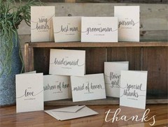 Hortense B. Hewitt 30-Count Wedding Party Thank You Note Card Set 53894
