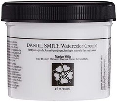 Watercolor Ground 4oz Jar, Titanium White, 284055002, 4 Fl Oz (Pack of 1)