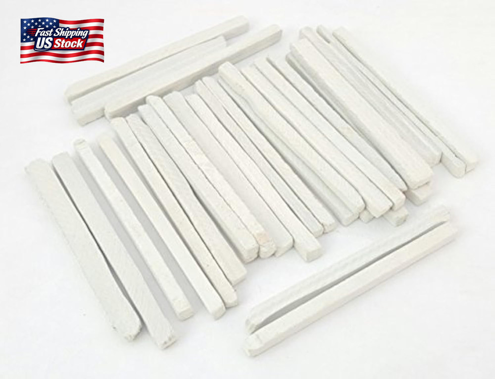 Slate Pencils White Color Natural Stone(Pack of 100 Pcs.)