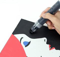 Jumbo Paint Marker Pens, Water Based Acrylic, 15Mm Felt Tip, Waterproof and Perm