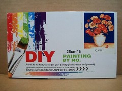 Paint by Number For Adults ~ DIY ~ “Floral Vase” ~ 25cm x 15cm ~ NIB