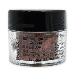 Jacquard Pearl Ex Pigment Powder 3 Grams Antique Copper – Loose Mica Powder for