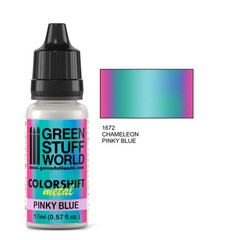 Green Stuff World – Chameleon Metal Paint Pinky Blue 1672 for Models and Miniatu