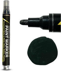 Enamel Paint Markers MPD-15 | MATTE BLACK – 1 Pack | Permanent Marks on Metal, G