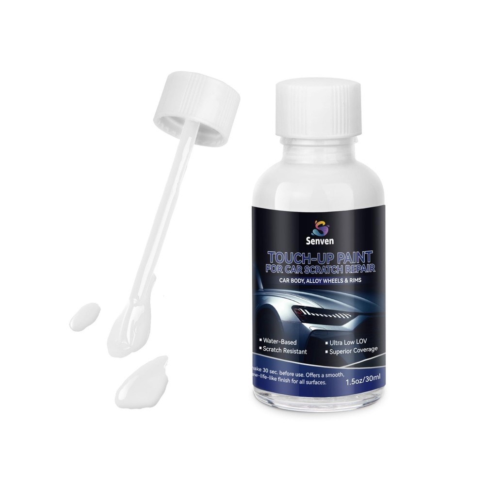 Car White Paint Touch Up Cars Scratch Repair for Vehicles, Rim High-Gloss Whi…