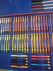 CRAYOLA CRAYON AND COLORED PENCIL, & MARKER SET. BRAND NEW