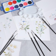 60Pcs Detail Paint Brushes Set with 3 Size #0#00#000, Fine Tip Liner Brushes