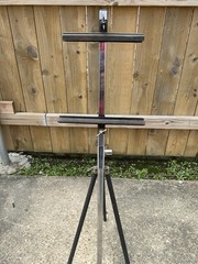 Easel, Vintage 80 INCH Metal Field Stand Adjustable Height
