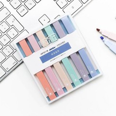 6Pack Multiple Colors Soft Marker Pen 4mm Nib Fluo Pen Smooth Writing Marking C