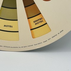 Vintage 1977 Grumbacher Color Computer Color Harmony Wheel Graphic Design