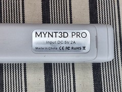 MYNT3D PRO 3D Printing Pen w/Box Manual Untested (No Power Cord) Sold As-Is