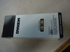 12pcs -DYKEM BRITE-MARK MEDIUM PAINT MARKER-Choose from Red, Yellow or White