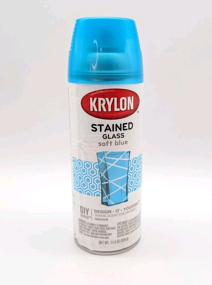 Krylon Stained Glass Spray Paint – 9029 Soft Blue 🔷 NEW + Multiple Available!
