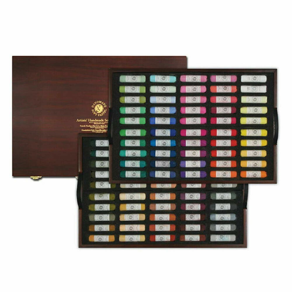Mungyo Gallery Handmade Soft Pastel Wood Box Set of 100 – Assorted Colors