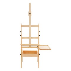 H-Frame Easel Foldable Holds Canvas Art up to 36″ Artists Easel w/ Storage Tray