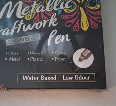 GuangNa Metallic Effect Pigments, 12 Colors Water Based New