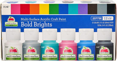 Essentials Acrylic Paint Set, 12, 24 Fl Oz (Pack of 1)