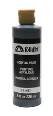8oz Licorice Acrylic Paint for Artists Crafts Canvas School Assorted Colors