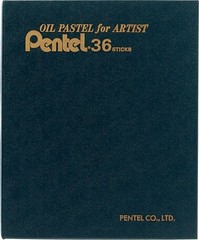 Pentel Crayon Oil Pastel For Artist 36 Colors Japan Import