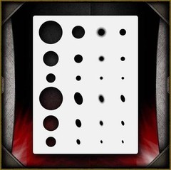 Eyeballs Airbrush Stencil Template Airsick