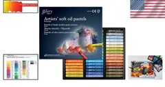 Vibrant 48-Color Soft Oil Pastels for Adults – Blendable, Ready for Art Creation