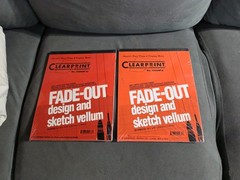 2x Clearprint Pad (50 Sheets) No. 1000HP Selling An 8 And A 10 Size Bundle