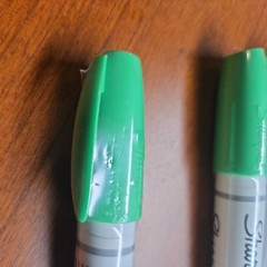 Lot of 5 Sharpie Water-Based Poster Paint Markers Medium Point Fluorescent Green