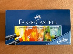 FABER CASTELL CREATIVE STUDIO PERMANENT OIL PASTELS SET OF 12**NEW**