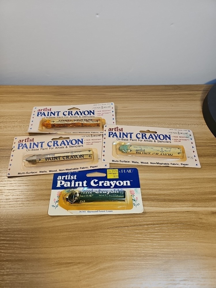 Job lot of vintage Oil Based Paint Crayons for artists Indoor Outdoor