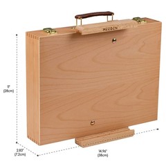 MEEDEN Tabletop Easel for Painting, Art Sketchbox 17 x 13 x 16 inches, HBX-6