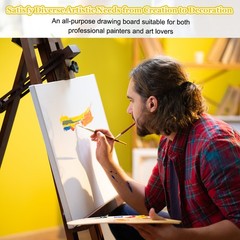 6 Pcs Canvas Boards for Painting, 4×6 Inch Canvas Panels for Acrylic Oil