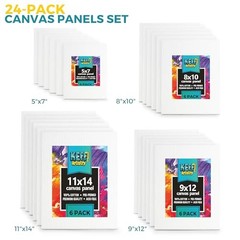 -Pack ??????? Canvas for 24 Pack – 6 of Each, 5×7, 8×10, 9×12, 11×14 24