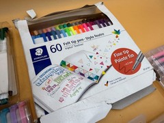 Huge Marker Pen Lot KingArt Zebra Mildliner Staedtler Art Drawing Supplies