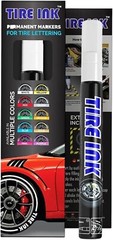 Bold White Paint Pen for Tire Lettering – Waterproof & Car Wash Safe | 1 Pack